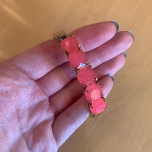 Pink and gold J Crew bracelet
